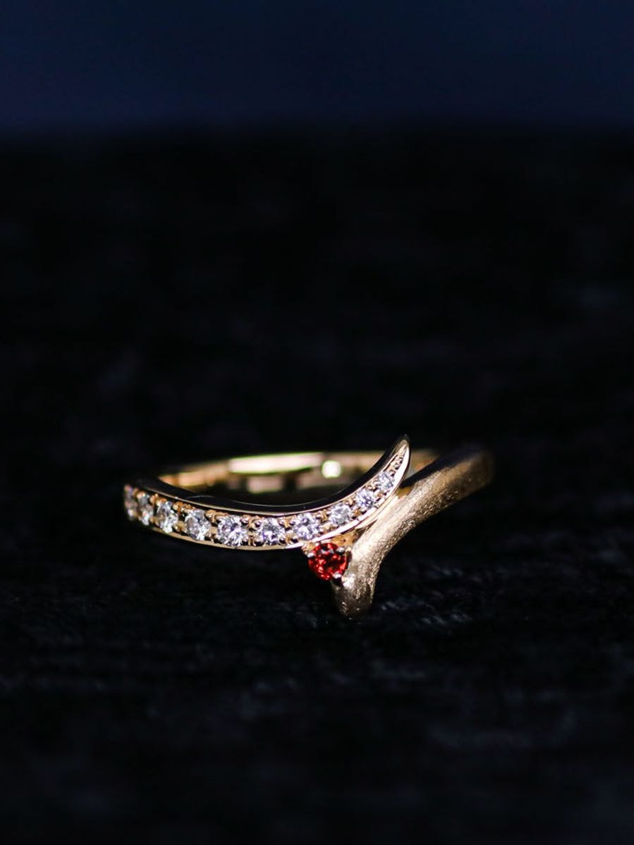 愛猫をイメージしたオーダーリング